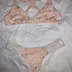 pink pansies marina top willow bottoms